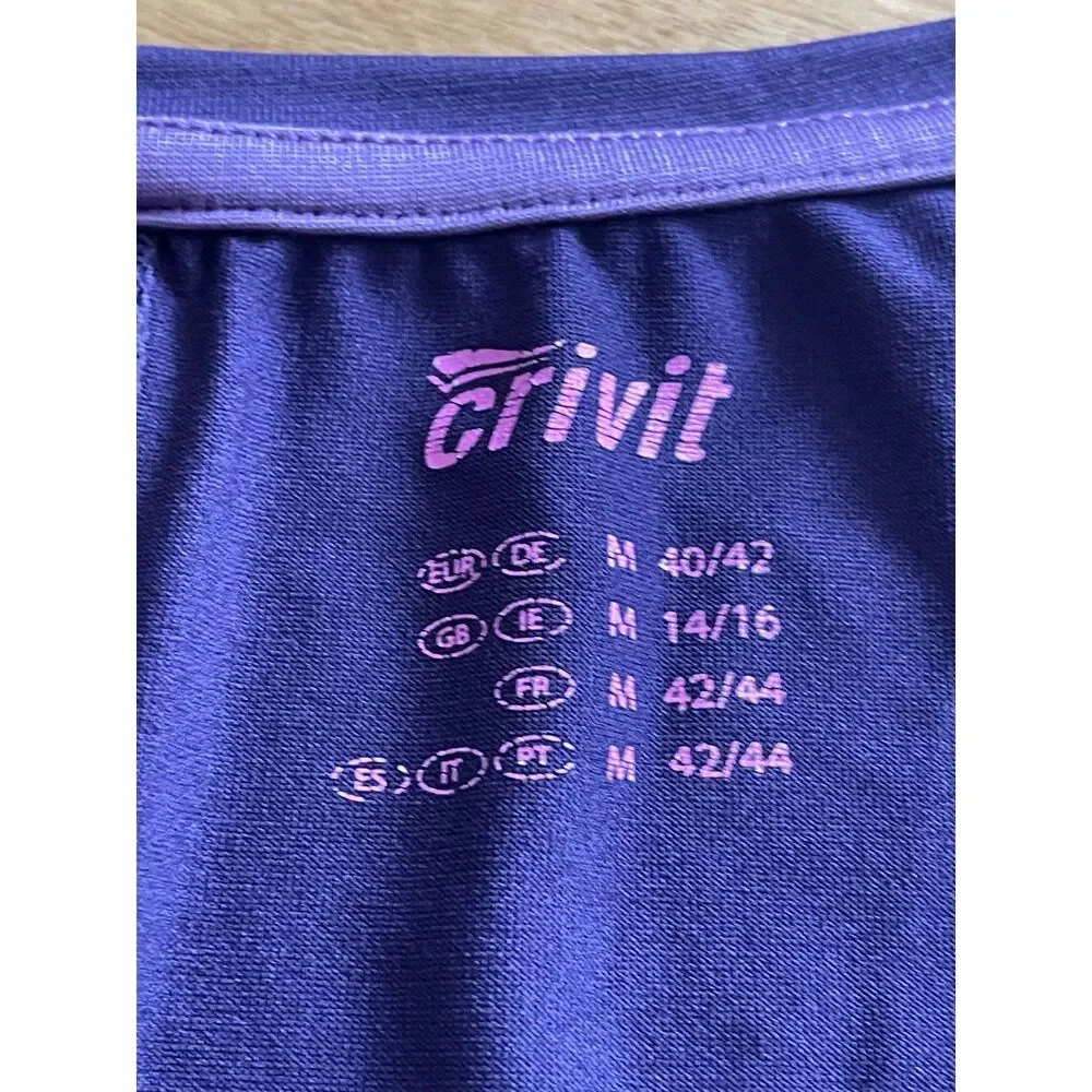 Lot 3 Workout Outfits 2 Tops 1 Nike Skort, Under Armour Purple & Gray Size M/L - Picture 7 of 13